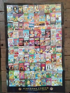 Simpsons Comics Die ersten hundert Ausgaben Promo Poster Bongo 22 x 33 - Bild 1 von 1
