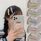 Accessories Women Cute Candy Color Bangs Clips Hair Clips Small Comb Hairpins