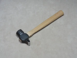 Vintage Heller Bros Co Cross Peen Peening Hammer Blacksmith Farrier Horseshoe - Picture 1 of 12