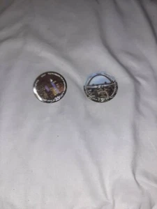 Lot of 64 US AAFES POGS 2003-2007 2 Holographic Stealth Bomber and Twin Towers - Picture 1 of 6