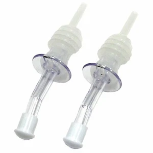Chef Craft 2pc Plastic Bottle Pourers Set w/ Caps - Great for Wine, Olive Oil - Picture 1 of 6