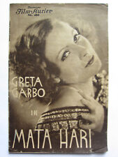 IFK 460 - Greta Garbo - MATA HARI - Greta Garbo 1931 RARE