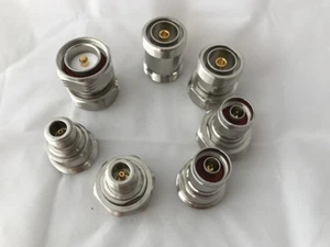 1set,7/16 DIN to DIN Male & Type N Connector Adapter Kit Male to Female Radio - Picture 1 of 4