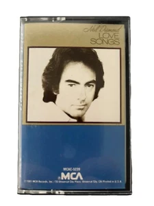 Neil Diamond Love Songs Cassette 1981 MCA Music - Picture 1 of 5