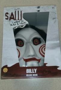 SAW DELUXE BILLY THE PUPPET MASK IN BOX RUBIES VERY RARE Hard to Find - Picture 1 of 6