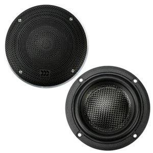 Morel Elate Carbon MM3 3-1/2" Midrange Component Speakers Mid Comp 3.5" NEW - Picture 1 of 5