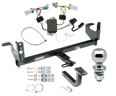 Enganche de remolque para paquete Saturn Aura 07-09 con kit de barra de tracción de cableado + bola de 2" Foto 1 de 4