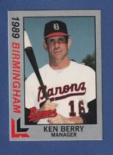 KEN BERRY 1989 Best Minor League Platinum #20 White Sox Birmingham Barons Card*