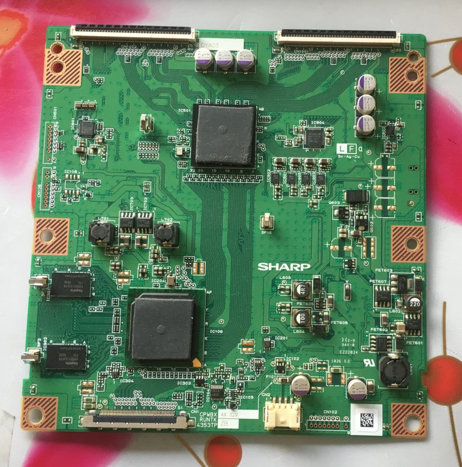 Плата Sharp T-Con CPWBX4353TPZB RUNTK4353TPZB для Sony KDL-46EX700 KDL-46EX701 - Изображение 1 из 2