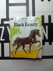 BLACK BEAUTY Illustrated Classics Paperback Anna Sewell 1977 Al Leiner Vintage! - Picture 1 of 5