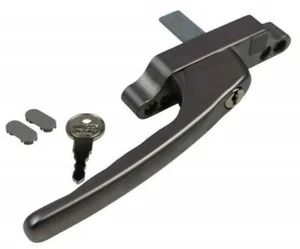 Winlock Odyssey Aluminium Window Handle Tongue (spade) Driven Silver Left Hand - Picture 1 of 4