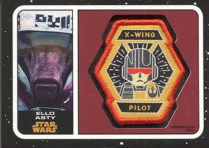 Star Wars JTTROS Patch Card Ello Asty - X- Wing Pilot - Picture 1 of 1