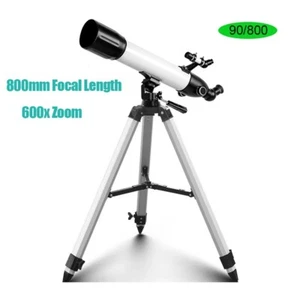 Skyoptikst90-800CF Telescope for Stargazing,800mm 600x, w/Tripod & Phone Adapter - Picture 1 of 8