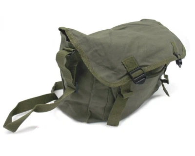 Borsa canvas Delfiero verde caccia tracolla militare