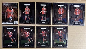 2023-24 Panini Prizm Premier LUTON TOWN FC 9 Card Lot 1 FRACTAL 6 RC NM+ - Picture 1 of 2
