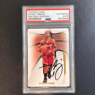 2008-09 Upper Deck SP Authentic #59 Daniel Gibson Signed Card AUTO PSA Slabbed C - Image 1 of 2