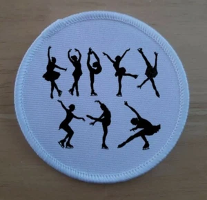 Figure Skating Skate Ice Patch Badge Patches Badges - Picture 1 of 1
