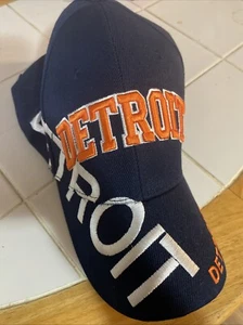 Detroit Baseball Cap Unisex One Size - Foto 1 di 4