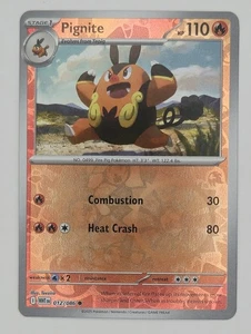 Pignite 012/086 Reverse Holo Common White Flare Pokemon TCG NM  - Picture 1 of 6