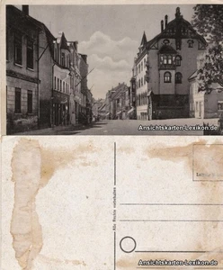 Ansichtskarte Crimmitschau Leipziger-Straße mit Lutherhof 1943 - Picture 1 of 3