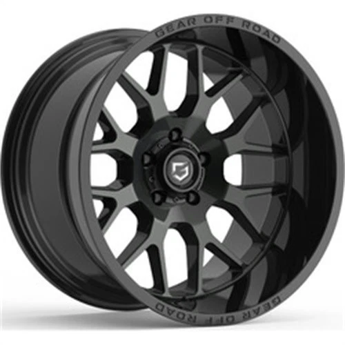 1 nueva rueda/llanta 20X10 Gear Off Road 763B Raid negro brillante 5x127 ET-12 Foto 1 de 3