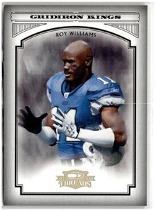 2006 Donruss Threads #PGK-45 Roy Williams Gridiron Kings Gold Holo #/100 A1356 - Picture 1 of 2