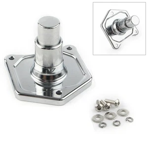 Drucktaster Schalter Billet Aluminium Chrom Motorradteile - Picture 1 of 9