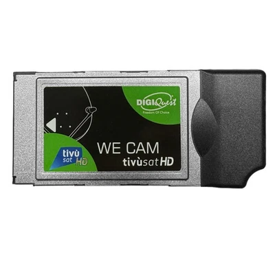 WeCAM SmarCam DIGIQuest CI+ für Tivusat TV Italia in HD / 4K Tivu Sat MediaSET - Bild 1 von 3