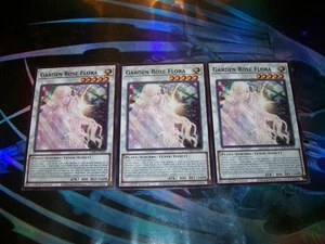 3x Garden Rose Flora 1ª Edición Común L5DD-ENA33 Yu-Gi-Oh! - Imagen 1 de 1