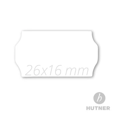 HUTNER 11.000 Preisetiketten Auszeichner Etiketten 26x16 weiss