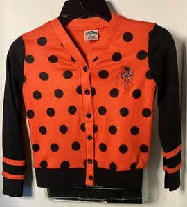 Spirit Halloween Miraculous Ladybug Kids Cardigan Sweater Size XS 3-4 Cosplay - Picture 1 of 4