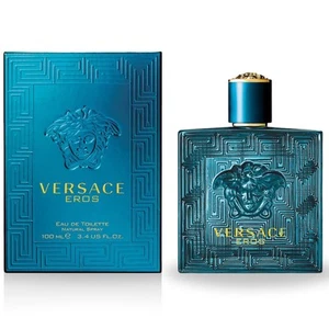 VERSACE EROS 3.4OZ, MEN'S PERFUME, EDT - Picture 1 of 2