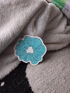 Blue Hair Scrunchie Sticker - Bild 1 von 7