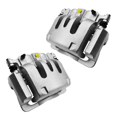 Rear LH & RH Brake Calipers w/ Bracket for Ford F-250 F-350 Super Duty 2005-2007 - Image 1 of 4