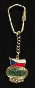 CSTV Svaz Telesne Vychovy Czech Sports Association Keyring Keychain Key Chain - Picture 1 of 2
