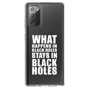 Clear Case für Galaxy Note What Happens Schwarze Löcher Bleibt Schwarze Löcher - Bild 1 von 7