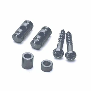 String Retainer Gotoh Passa Corde Cilindrica STRAT Tele Cosmo Nero - Foto 1 di 1