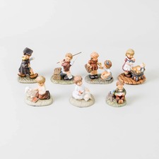 1999 Set of 7 Goebel Ceramic Figurines Hummel Bh 68, 71, 77, 78, 111, 118, & 122