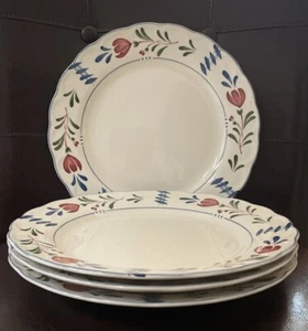Set of 4 Nikko Provincial Designs Dinner Plates 10 1/4” Japan - Photo 1 sur 9