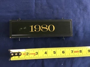 Vintage Bundesweite Versicherung 1980 Auszeichnungsplakette - Bild 1 von 1