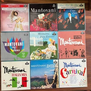 Lot (9) Mantovani Reel to Reel Tapes - Bild 1 von 3