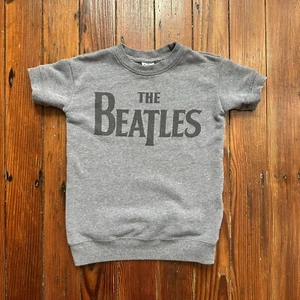 Junk Food The Beatles kids grey crewneck shirt sleeve sweatshirt Medium - Picture 1 of 4