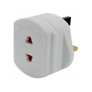 Mercury UK Mains a 2 pines enchufe afeitadora cepillo de dientes afeitadora enchufe adaptador blanco - Imagen 1 de 1