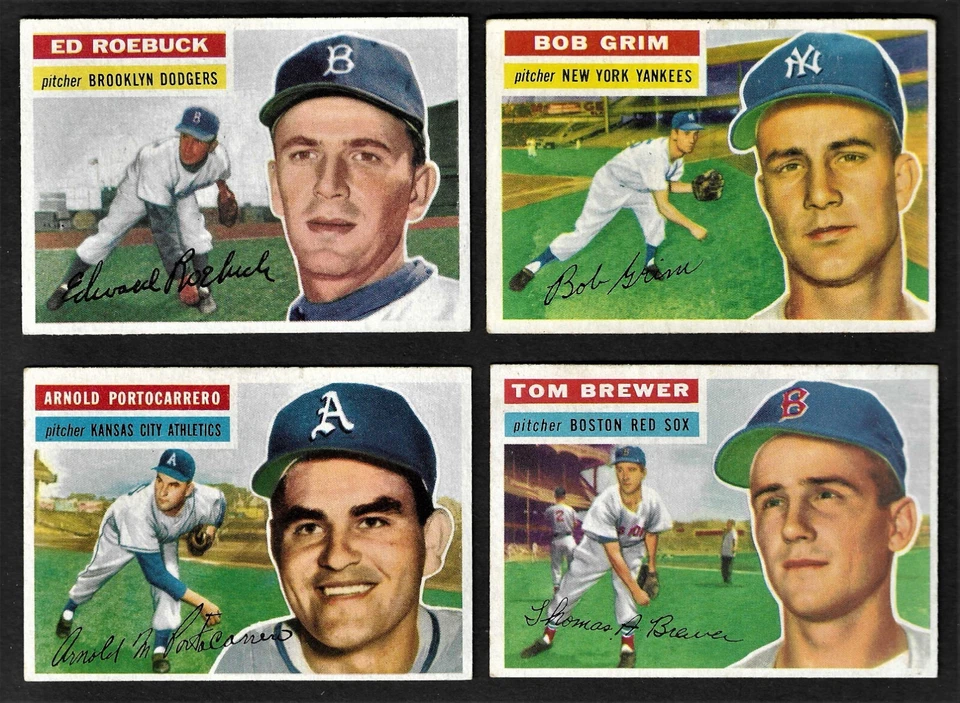 1956 Topps Baseball:  Choose Your Card  (#009 to #339) FREE SHIPPING! - Image 1 of 1