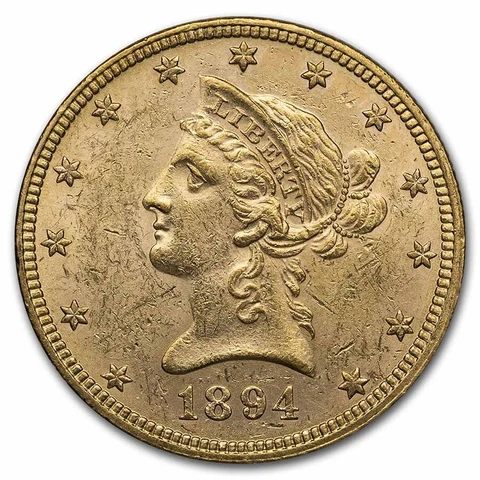 1894 $10 Liberty Gold Eagle BU - SKU#19538 Cover