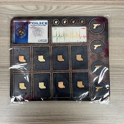 4 RESIDENT EVIL THE BOARD GAME NEOPRENE DASHBOARDS MATS STEAMFORGED CAPCOM SFG - Image 1 of 3