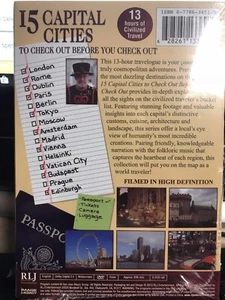 15 Capital Cities to Check Out Before You Check Out 5 DVD Set Sealed New - Imagen 1 de 1