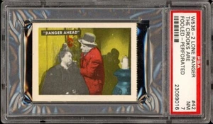 1950-60 W536-2 Lone Ranger Perforated #42 The Crooks Are Fooled PSA 7 - Picture 1 of 2