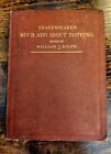 1898 Antique couverture rigide Much Ado About Nothing de William Shakespeare