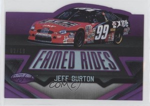 2016 Certified Famed Rides Mirror Purple /10 Jeff Burton #FR20